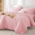 MUXHOMO 5 Pieces Twin XL Comforter Set, Seersucker Bed in a Bag Twin XL Size by MUXHOMO