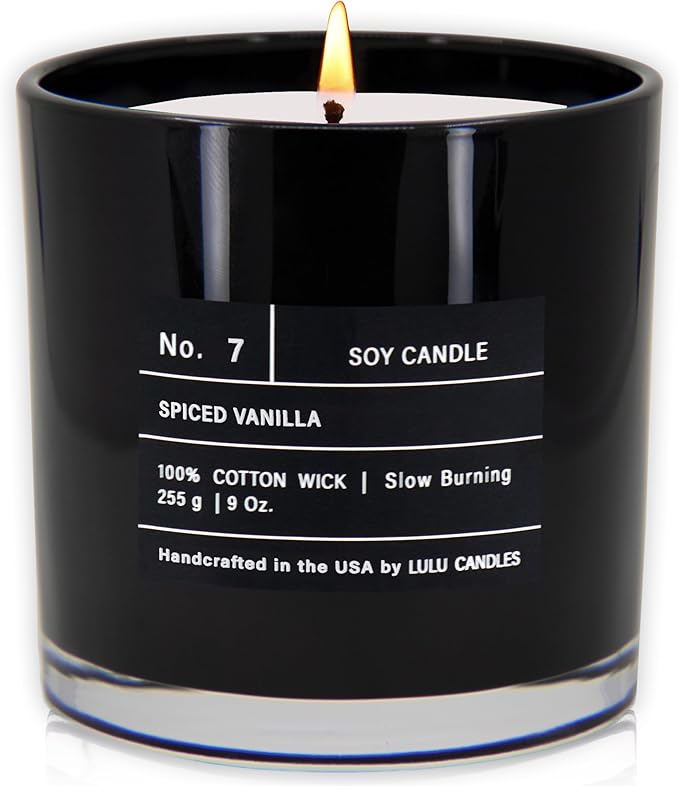 Lulu Candles | Spiced Vanilla | Luxury Scented Soy Jar Candle | Hand Poured in by LULUCANDLES
