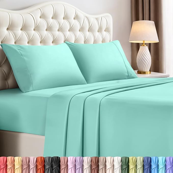 Utopia Bedding Queen Size Sheet Set – 4 Piece Bed Sheets, Soft and Breathable by UTOPIABEDDING