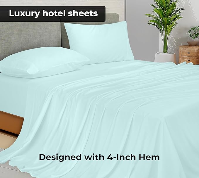 Royale Linens Queen Flat Sheet - Image 2