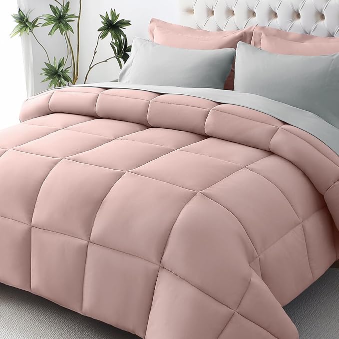 JOLLYVOGUE California King Comforter Set, Ultra-Soft Bed in a Bag Cal King Size by JOLLYVOGUE