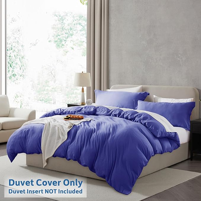 Nestl Royal Blue Duvet Cover King Size - Image 2