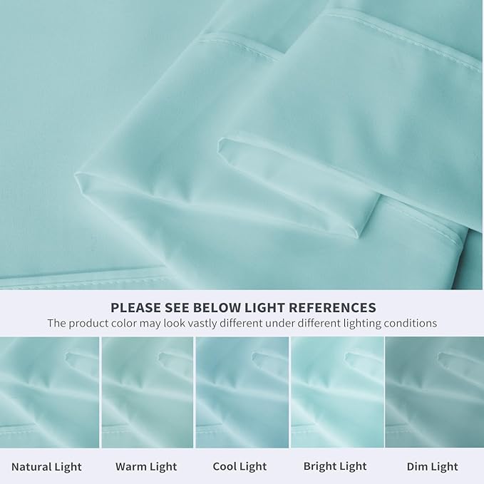 Maple&Stone Queen Flat Sheet 6 Pack, Premium Soft & Breathable, Brushed - Image 4