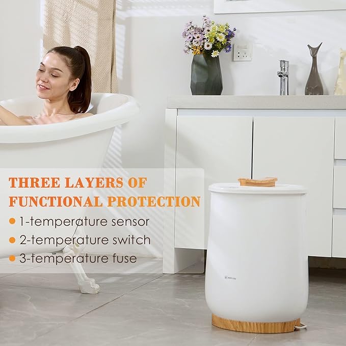 Keenray Bucket Style Towel Warmers, Luxury Bucket Towel Warmer, Large Towel - Image 6