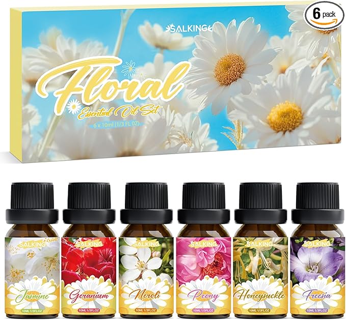 SALKING Essential Oils Gift Set, 100% Pure Fragrance Oil Aromatherapy Essential by SALKING
