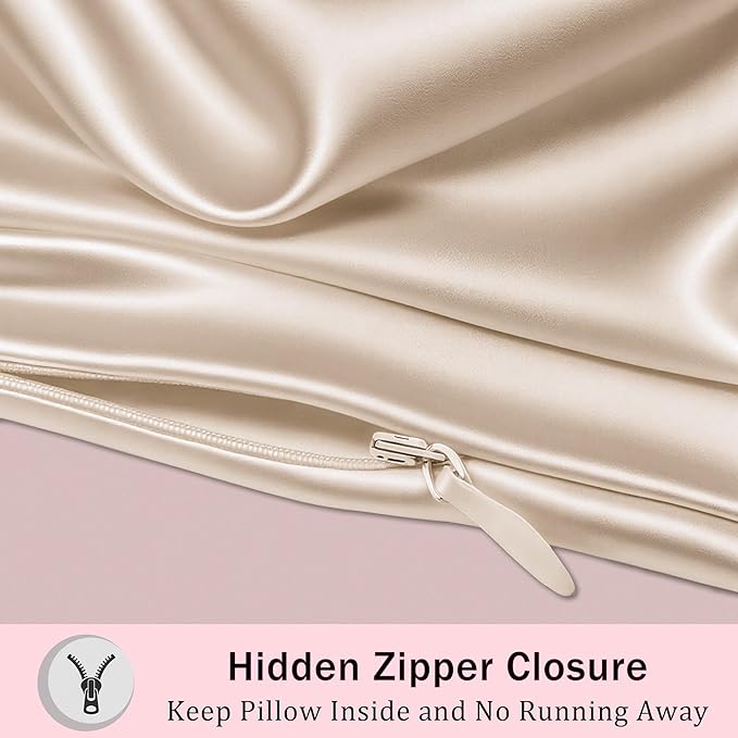 Mulberry Silk Pillow Cases 2 Pack Standard Size - Image 3