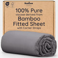 Bambaw 100% Viscose Derived from Bamboo Fitted Sheet, Cooling Fitted Sheet King by Bambaw