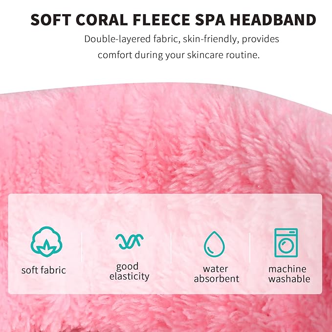 WSYUB 3Pcs Spa Headband, Makeup Headband - Image 2
