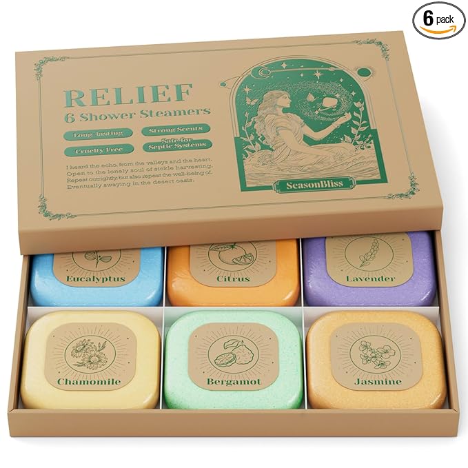SeasonBliss Shower Steamers for Valentine's Day, 6 Pack Set Shower Bombs Tablets by Unknown