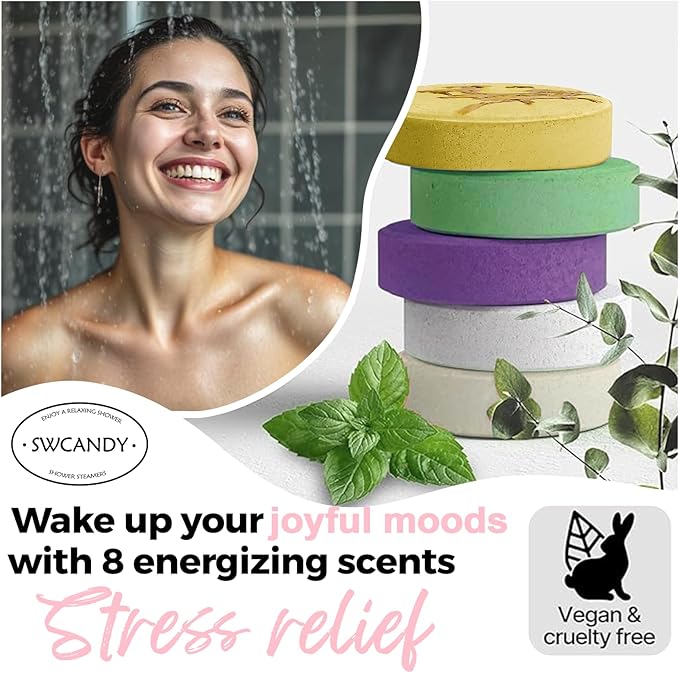 SWCANDY Shower Steamers Aromatherapy Teen Girl Gifts Trendy Stuff Travel - Image 3