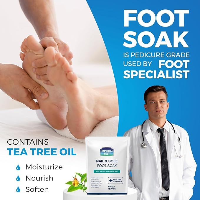 Imperial Feet Epsom Salt Foot Soak-Toenail Repair, Fungus Athletes Foot - Image 5