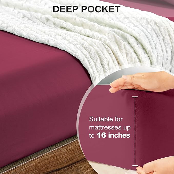 FreshCulture Queen Fitted Sheet - Image 4