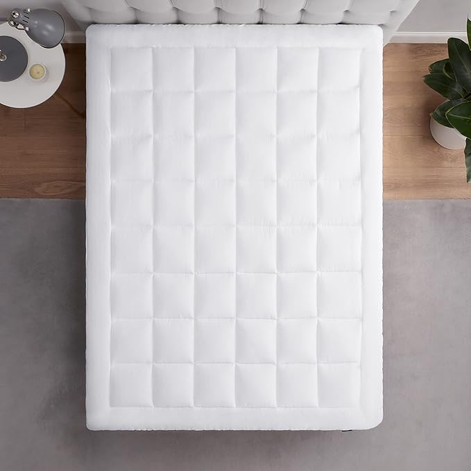 Serta ComfortSure Twin Mattress Cover, Fitted Pillow Top Mattress Pad, Super - Image 4