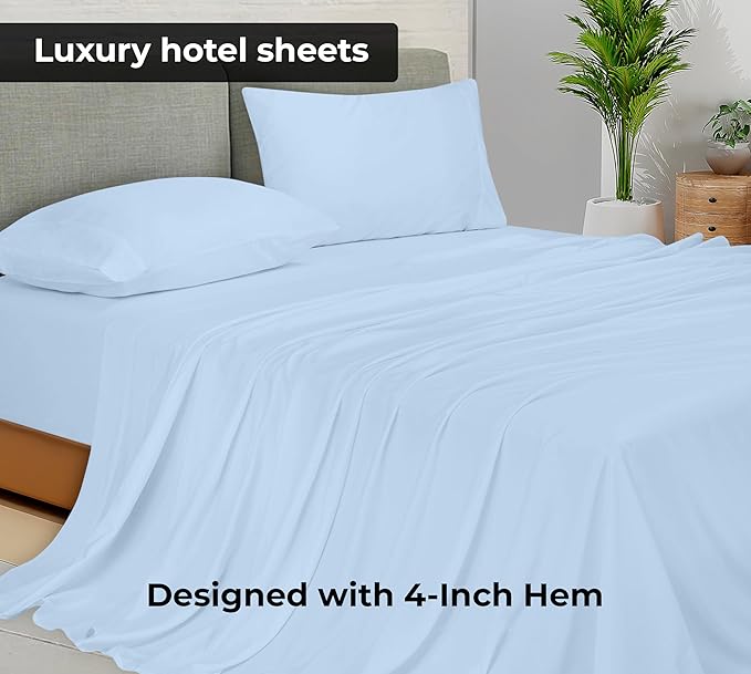 Royale Linens Full Flat Sheet - Image 2