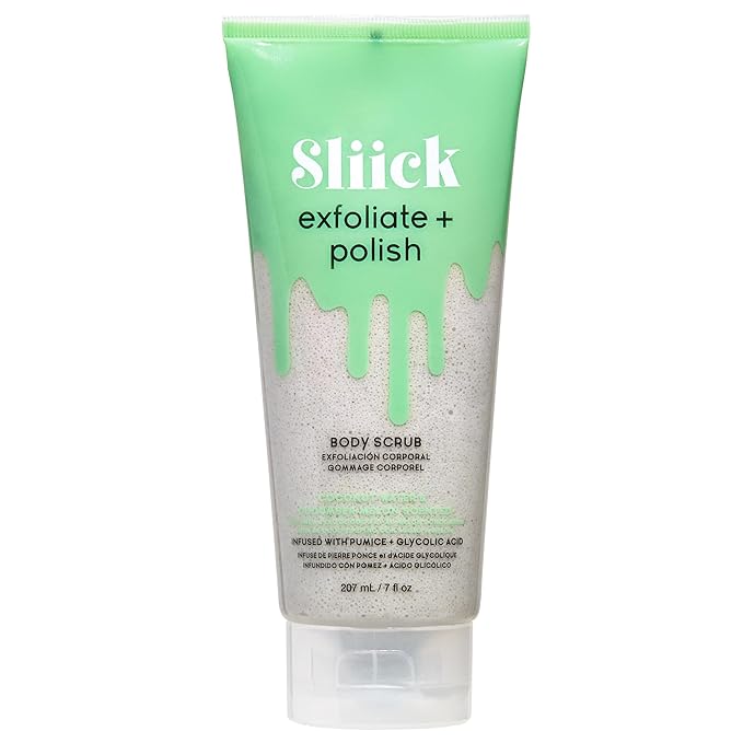 Sliick Exfoliate and Polish Body Scrub, Infused by Sliick