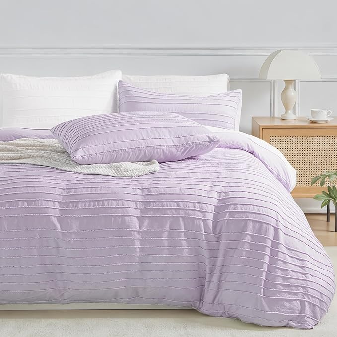 NEXHOME PRO Duvet Cover, 3 Pieces Boho Tufted Duvet Cover Set, Soft and by NEXHOMEPRO