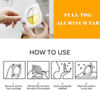 Air Freshener for Home, 4 Pack, Citrus, Odor Eliminator for Small Area Closets Bathroom Pets Strong Odor, Up to 120 Days