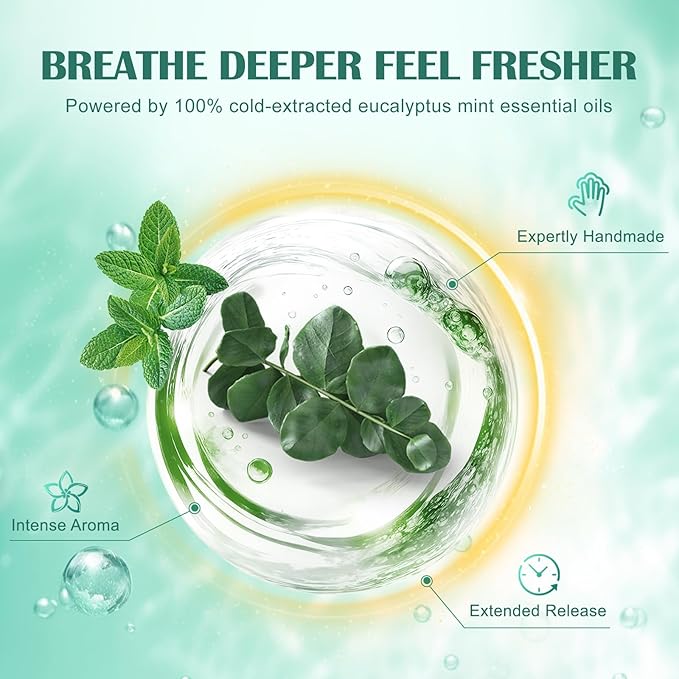 Shower Steamers Aromatherapy 18 Pack – Mothers Day Gifts, Eucalyptus - Image 3