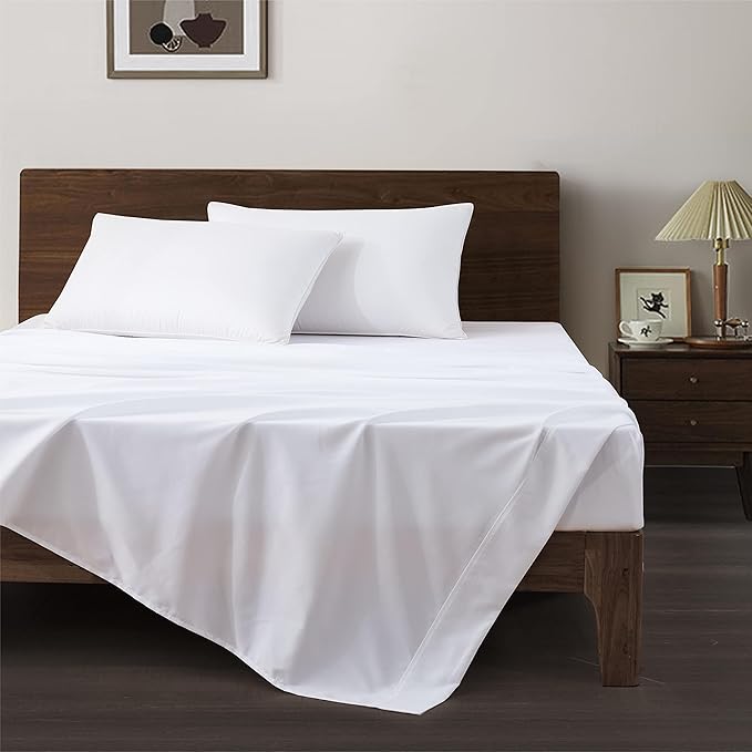 Maple&Stone Queen Flat Sheet 6 Pack, Premium Soft & Breathable, Brushed - Image 5