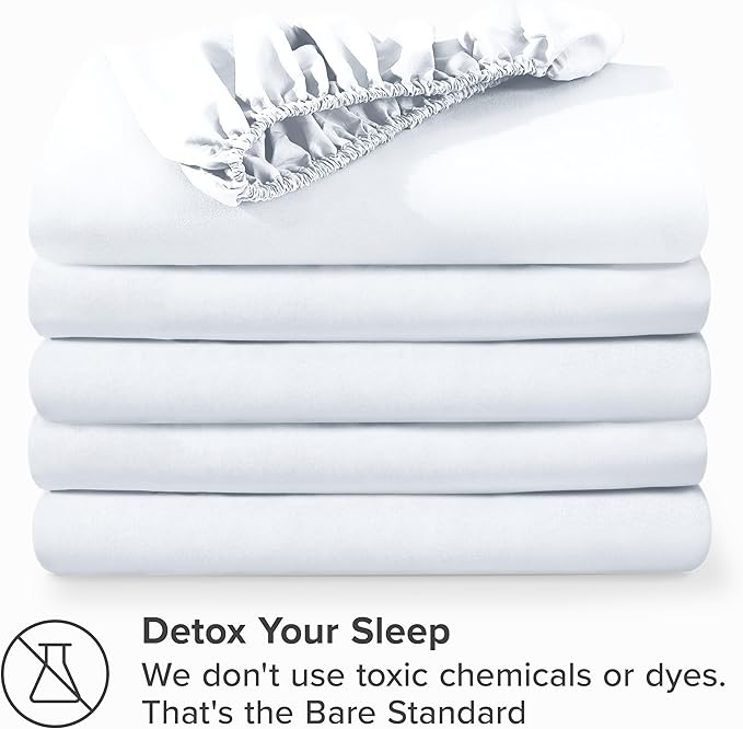 Bare Home 5-Pack Fitted Bottom Ultra-Soft Sheets Full - Image 7