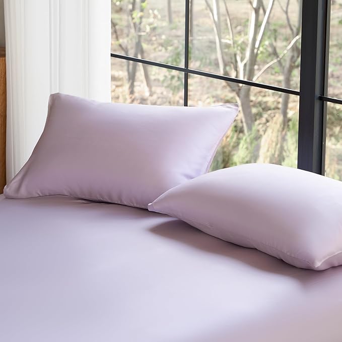 DOZ Pillowcase Set, 100% Viscose derived from Bamboo, Organically Grown by DOZ