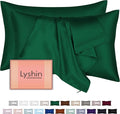 Silk Pillow Cases 2 Pack Queen Size by LYSHINSILKPILLOWCASES