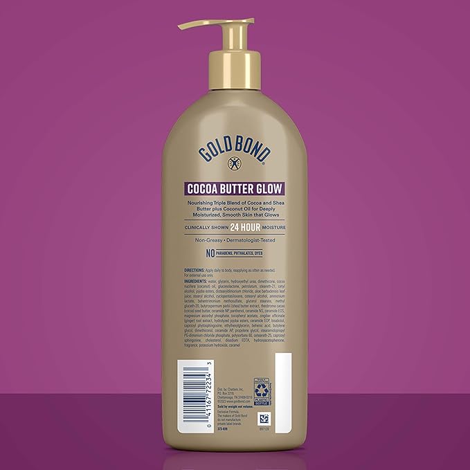Gold Bond Cocoa Butter Glow Daily Hydrating Lotion - Image 3