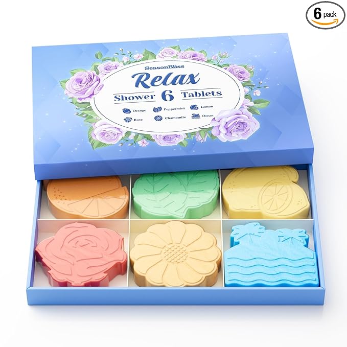 SeasonBliss Shower Steamers 6 Pack Shower Bombs by Unknown