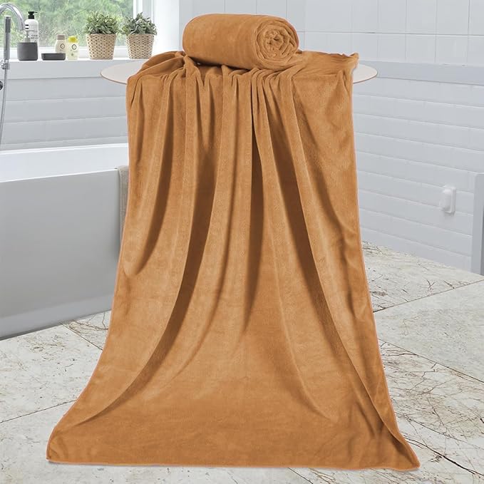 JML Large Microfiber Bath Towels, 6 Pack 30" x 60", Super Absortbent, Fast - Image 2