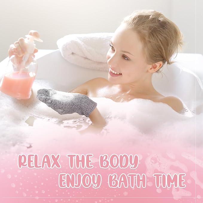 Didaey 104 Pcs Exfoliating Glove Bulk Shower Gloves - Image 6