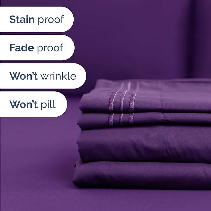 Twin Size 3 Piece Sheet Set - Image 5