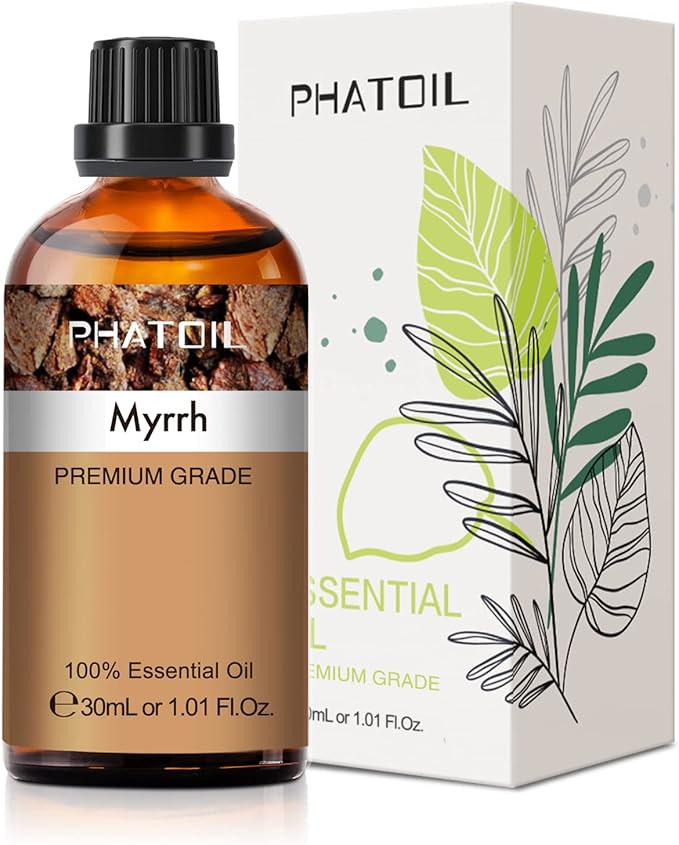 Myrrh Essential Oil, 1.01Fl.Oz PHATOIL Pure Essential Oil Singles by PHATOIL