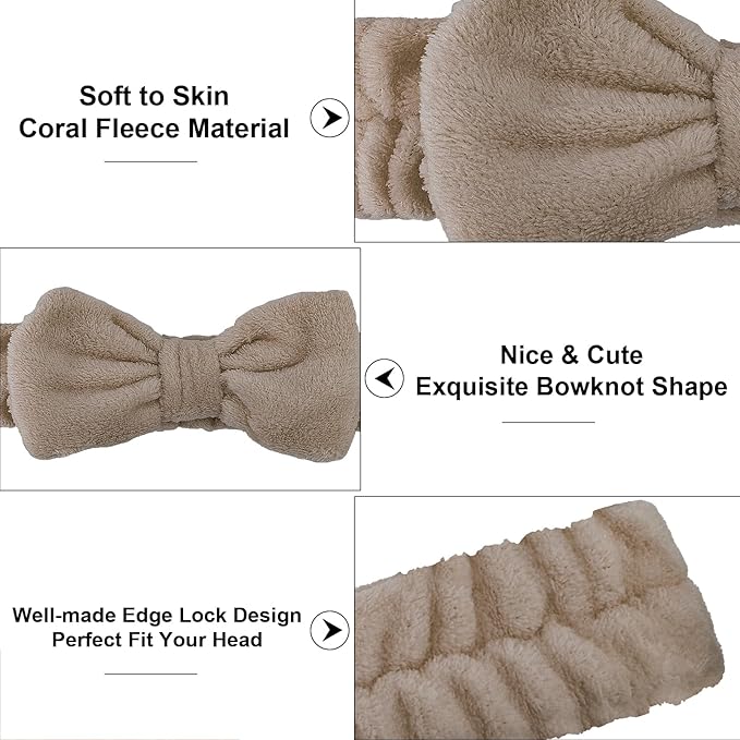Casoty 12 Pack Skincare Headband - Image 5