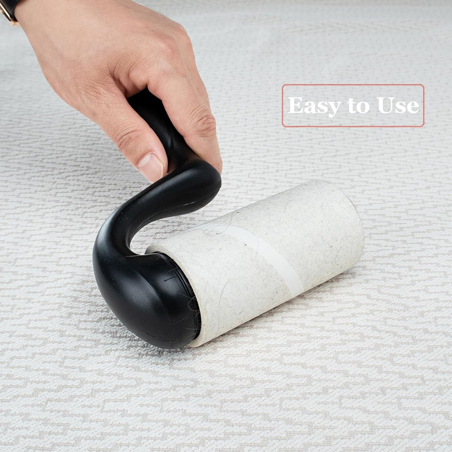 4 inch Lint Roller Refills Only for Scotch Brite, Everyday Clean Lint Roller Refills Pack of 4 Rolls, Extra Sticky 90 Sheets per Refill, 360 Sheets Total (Inside Dia. 1 3/4 inch)