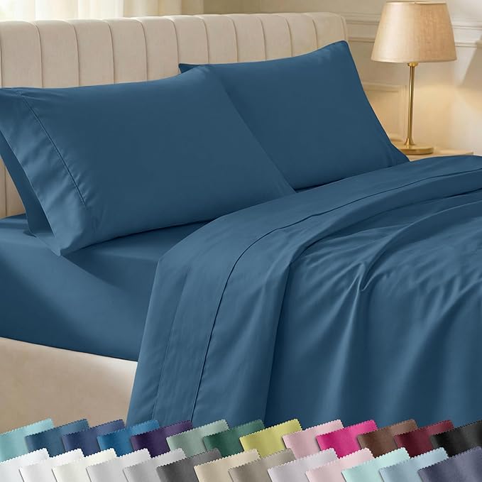 California Design Den Soft Twin XL 100% Cotton Sheet Sets, 400 Thread Count by CaliforniaDesignDen