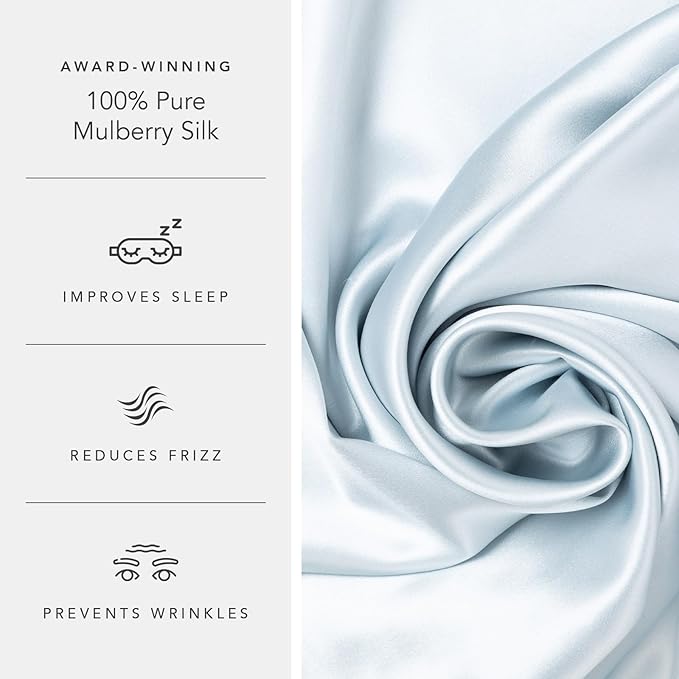 Fishers Finery 25mm 100% Pure Mulberry Silk Pillowcase - Image 5