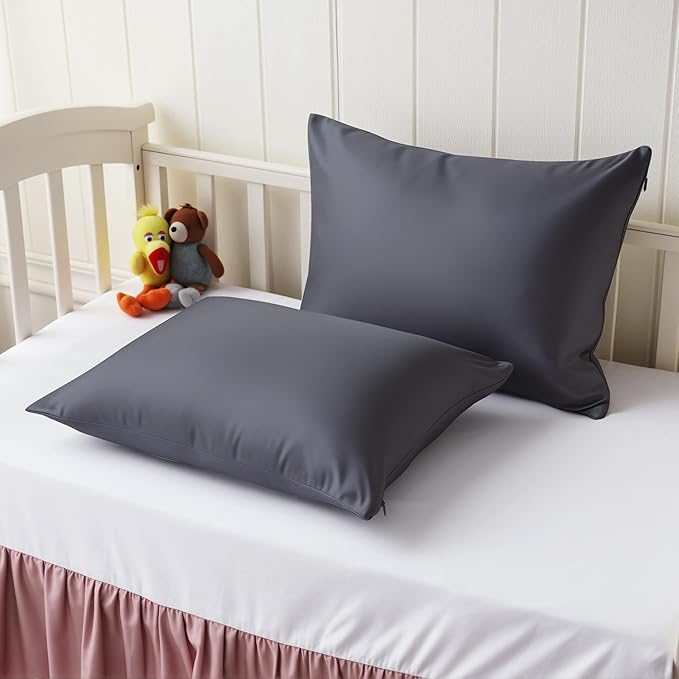 2 Pack Cooling Toddler Pillow Cases, Viscose Derived from Bamboo Small Pillow - Image 2