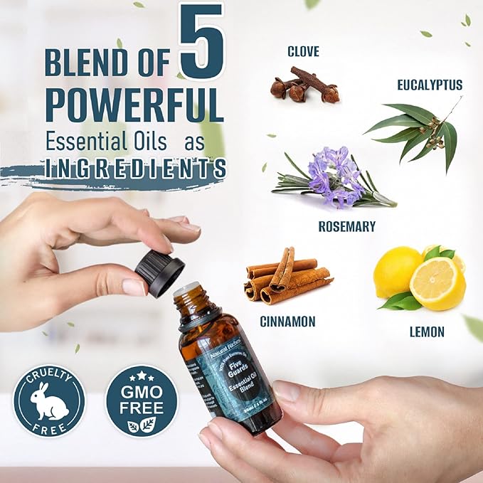 Natural Riches Five Guards Essential Oil Blend - Image 4