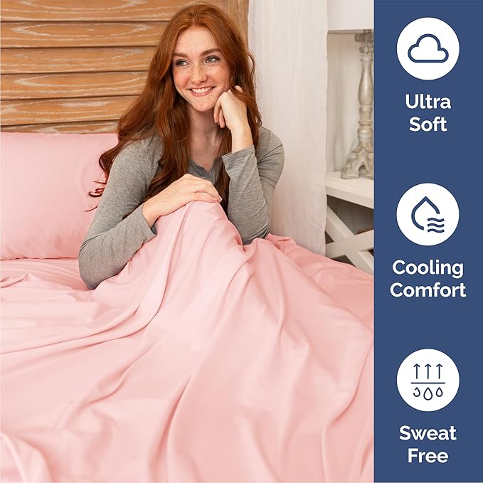 Queen Size 4 Piece Sheet Set - Image 4