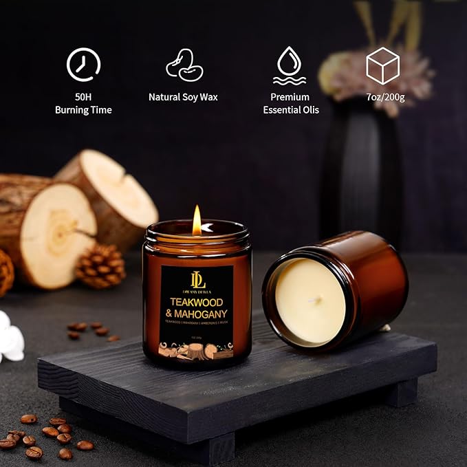 8 Pack Candles for Home Scented, Scented Candles Gifts Set for Women Men - Image 6