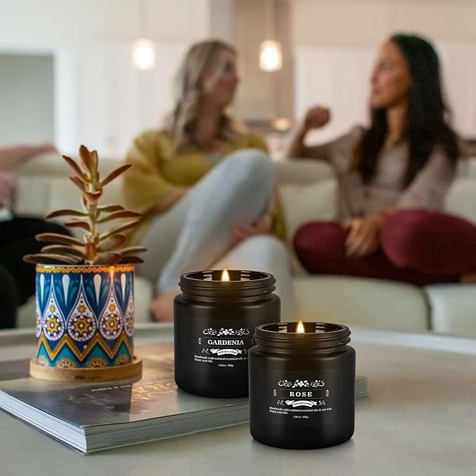 YOROXRG Scented Candles Gifts Set 24 Pack Soy Wax Travel Tin Jar Candles - Image 3