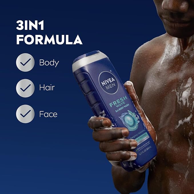 NIVEA MEN Fresh Wave Body Wash - Image 2