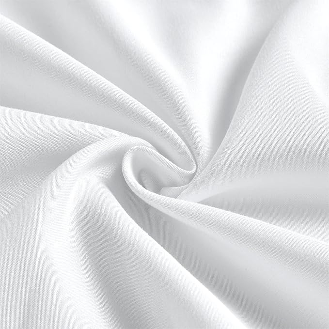 FreshCulture Twin Flat Sheets Only, Soft Microfiber Bedding Sheets - Image 4