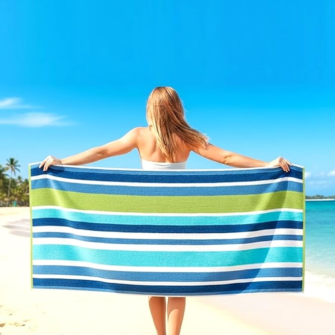 CASA COPENHAGEN Monaco Beach Towels Designed in Denmark Rough and Tough - Image 4
