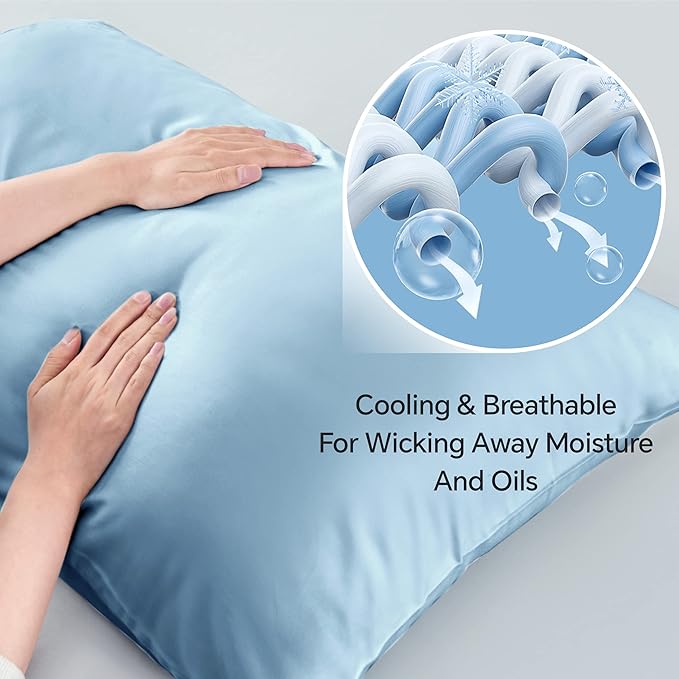 BEDELITE Body Pillow Case Cover, Rayon Made from Bamboo, Cooling Body Pillow - Image 4