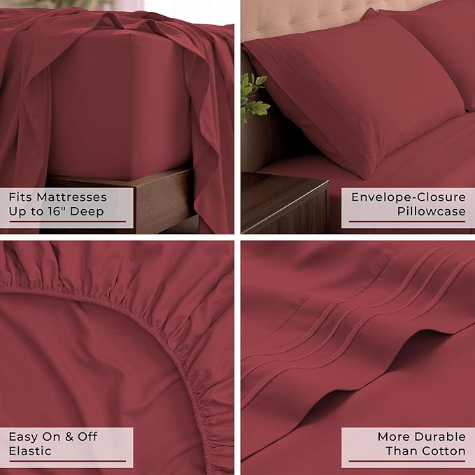 Mellanni California King Sheets Set - Image 5
