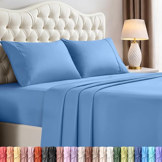 Utopia Bedding Full Size Sheet Set – 4 Piece Bed Sheets, Soft and Breathable by UTOPIABEDDING