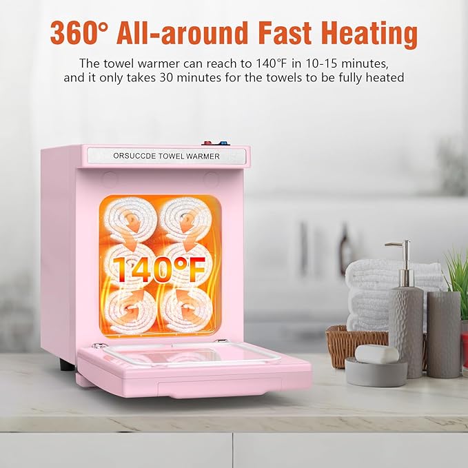 Hot Towel Warmer for Spa, Small Towel Warmer for Esthetician, Mini Towel Warmer - Image 3