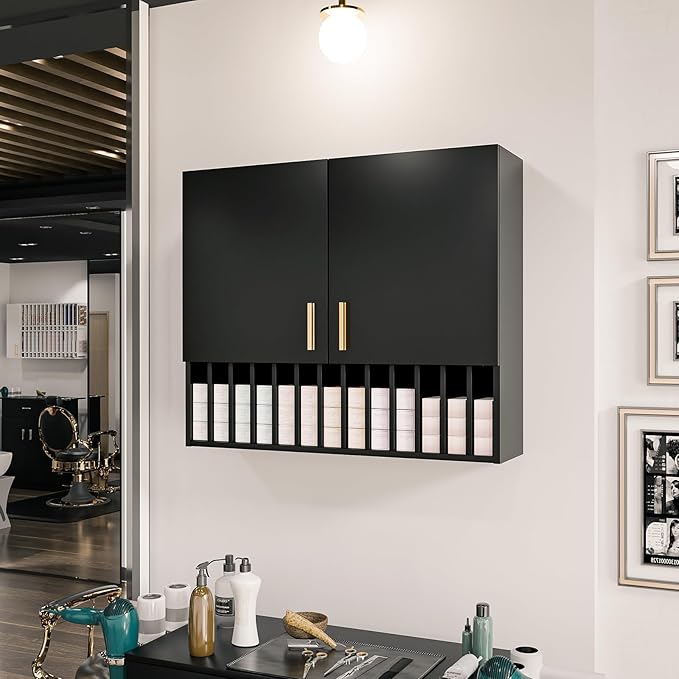 Salon Staion Hair Color Bar Organizers, Hair Color Rack, Barber Station Cabinet - Image 8