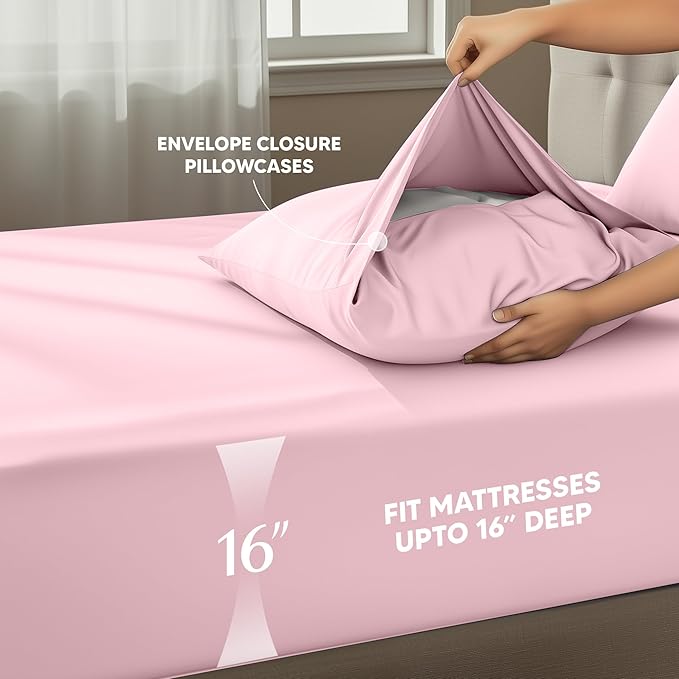Utopia Bedding Twin Sheet Set – 3 Piece Bed Sheets - Image 4
